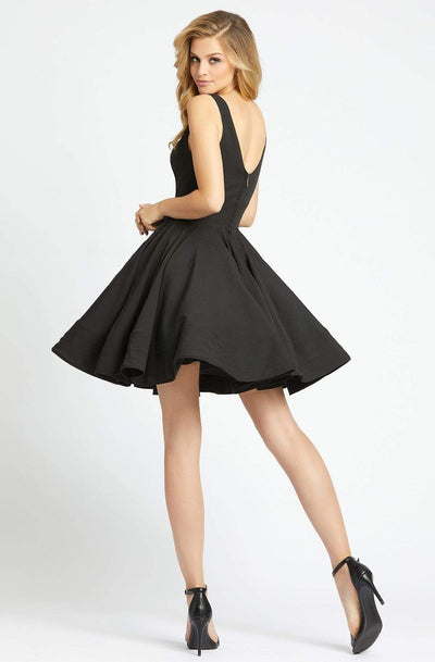 Ieena Duggal - 48478I Classic V-Neck Flutter A-line Dress Special Occasion Dress