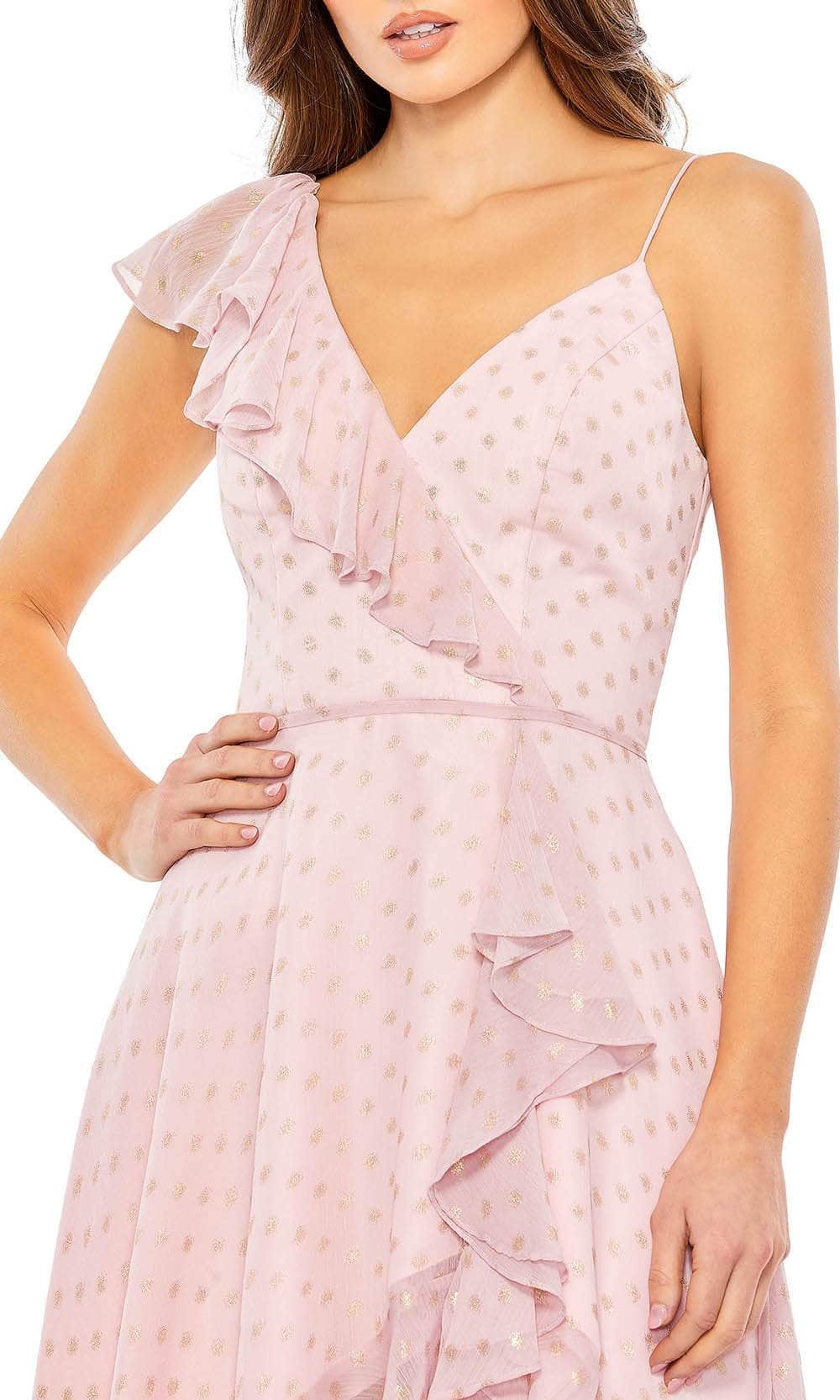 Ieena Duggal 49489 - V-Neck Ruffled A-Line Cocktail Dress Cocktail Dresses