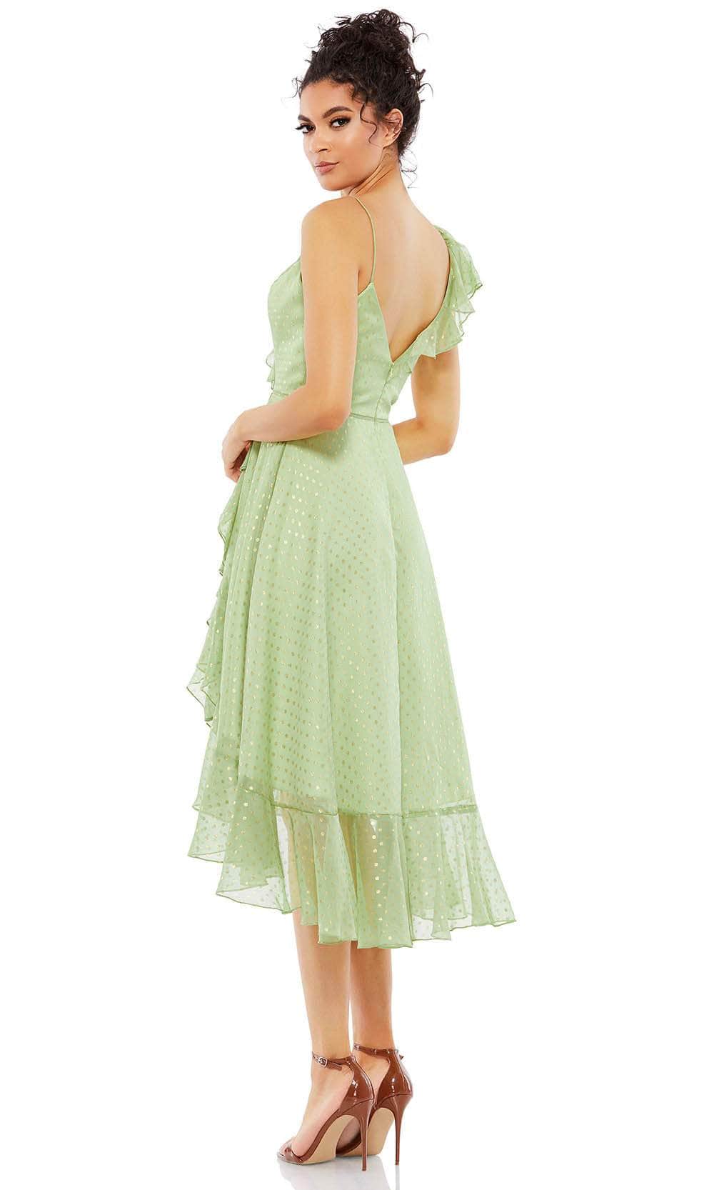 Ieena Duggal 49489 - V-Neck Ruffled A-Line Cocktail Dress Cocktail Dresses