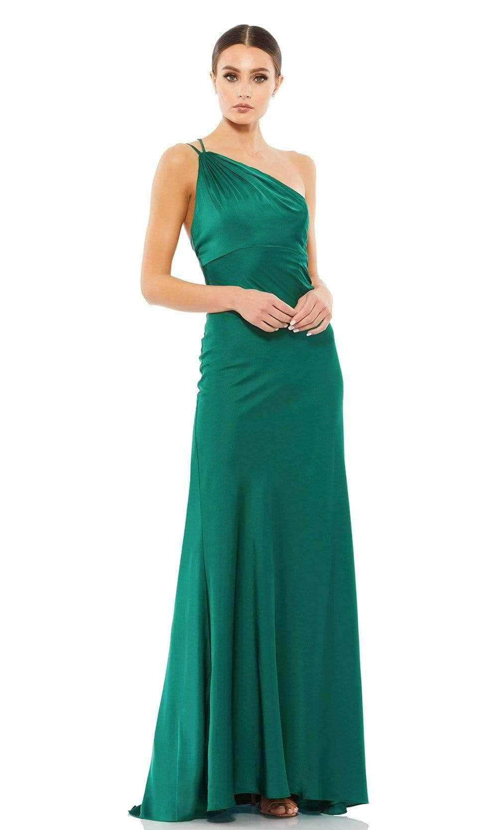 Ieena Duggal - 55385I Satin Trumpet Gown Evening Dresses