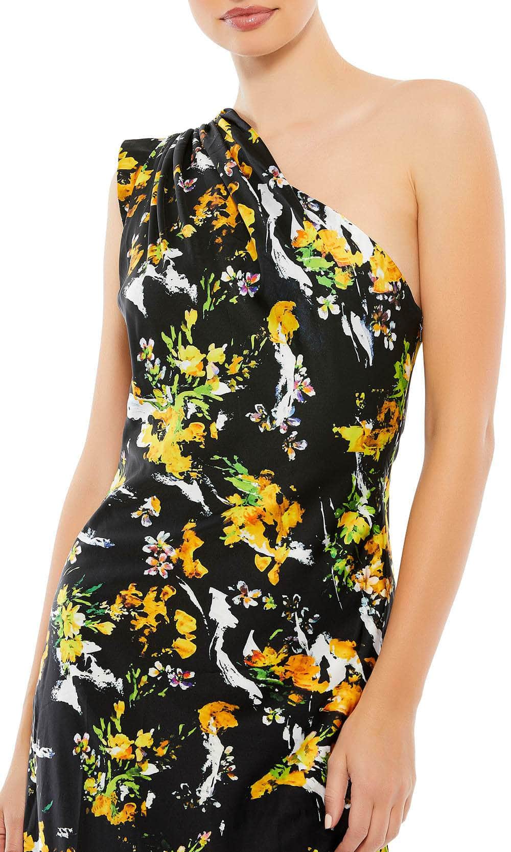Ieena Duggal 55630 - Floral One Shoulder Cocktail Dress Special Occasion Dress