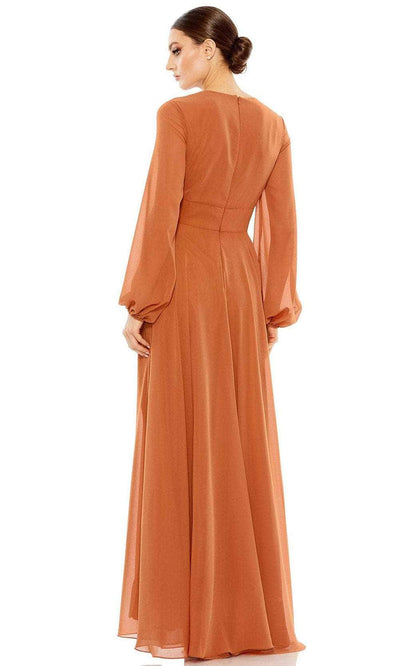 Ieena Duggal 55682 - Bishop Chiffon Evening Dress Special Occasion Dress