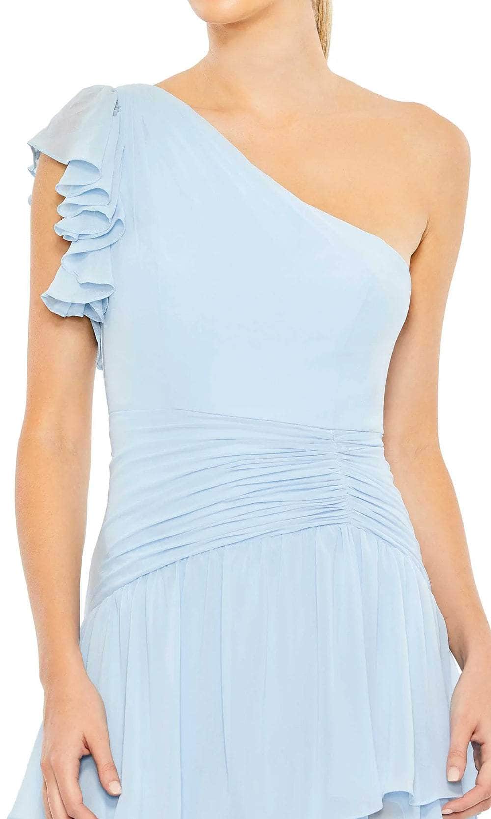 Ieena Duggal 55849 - Asymmetric Tiered Evening Dress Evening Dresses