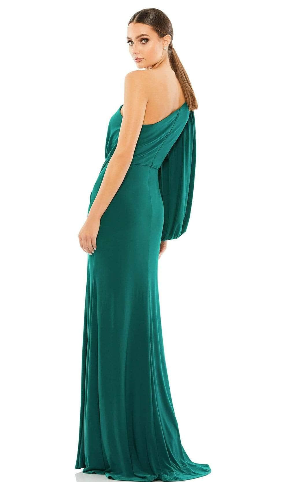 Ieena Duggal - 67879I One Shoulder High Slit Gown Evening Dresses