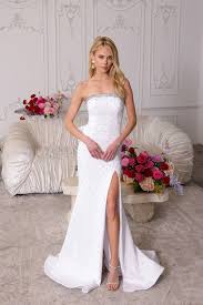 Ava Presley 40153 - Beaded High Slit Gown