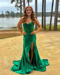 Ava Presley 40145 - Strapless Sequin Corset Gown