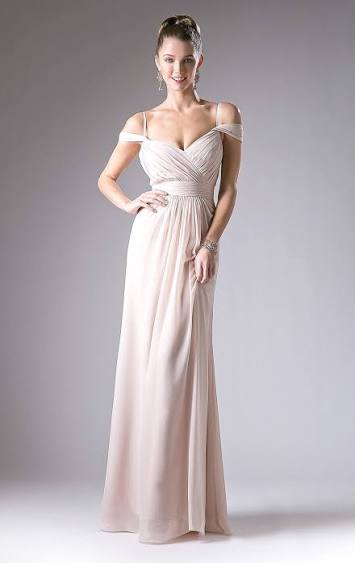 Ladivine CH527 - Chiffon Sheath Formal Dress
