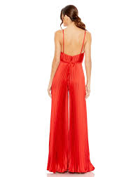 Ieena Duggal 26319I - Plunging Sweetheart Jumpsuit