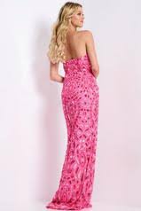 Jovani 46938 - Fitted Bodice Sequin Ornate Prom Dress