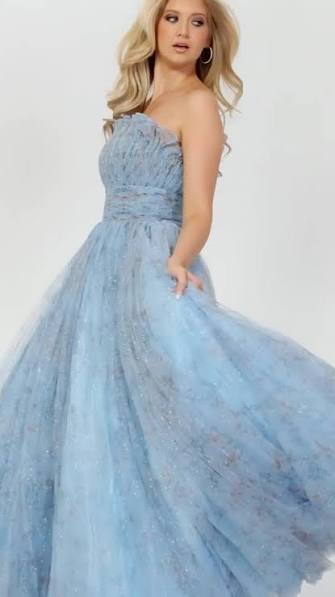 Jovani 26209 - Ruffles Ruched Prom Dress