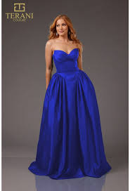 Terani Couture 251P4066 - Strapless Satin Ballgown