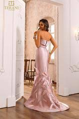 Terani Couture 251E4226 - Strapless Mermaid Feather Evening Gown