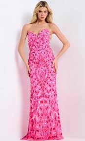 Jovani 46938 - Fitted Bodice Sequin Ornate Prom Dress