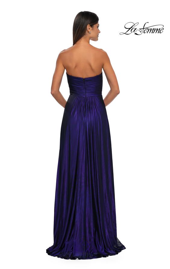 La Femme 33047 - Strapless A-Line Prom Gown
