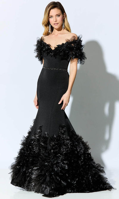 Ivonne D for Mon Cheri ID909 - Tulle Appliqued Formal Gown Special Occasion Dress