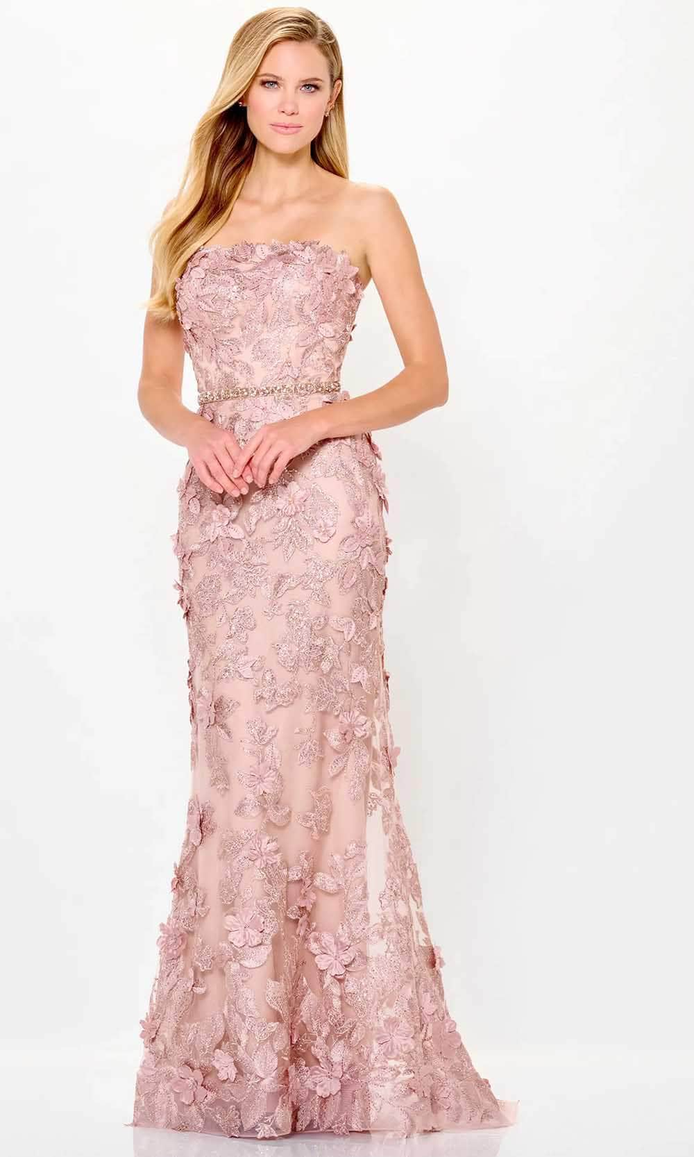 Ivonne D ID6205 - Strapless Mermaid Evening Dress Special Occasion Dresses 4 / English Rose