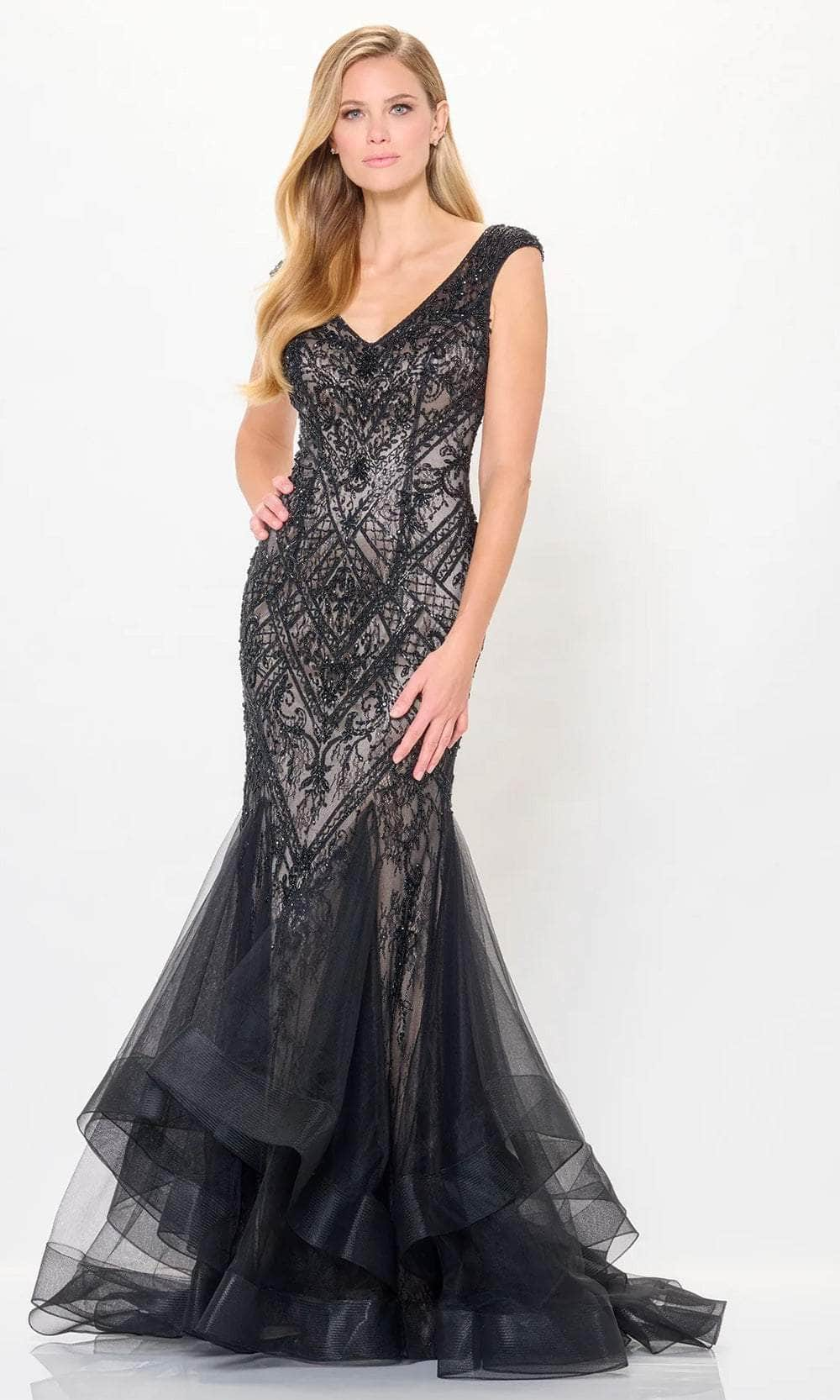 Ivonne D ID6210 - Allover Ornate Evening Gown Special Occasion Dresses