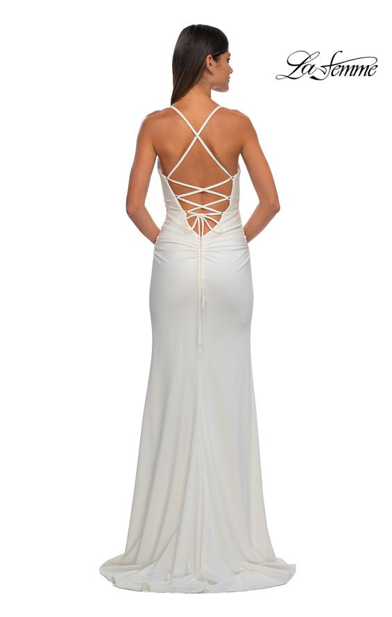 La Femme 32851 - Ruched  Jersey Prom Gown