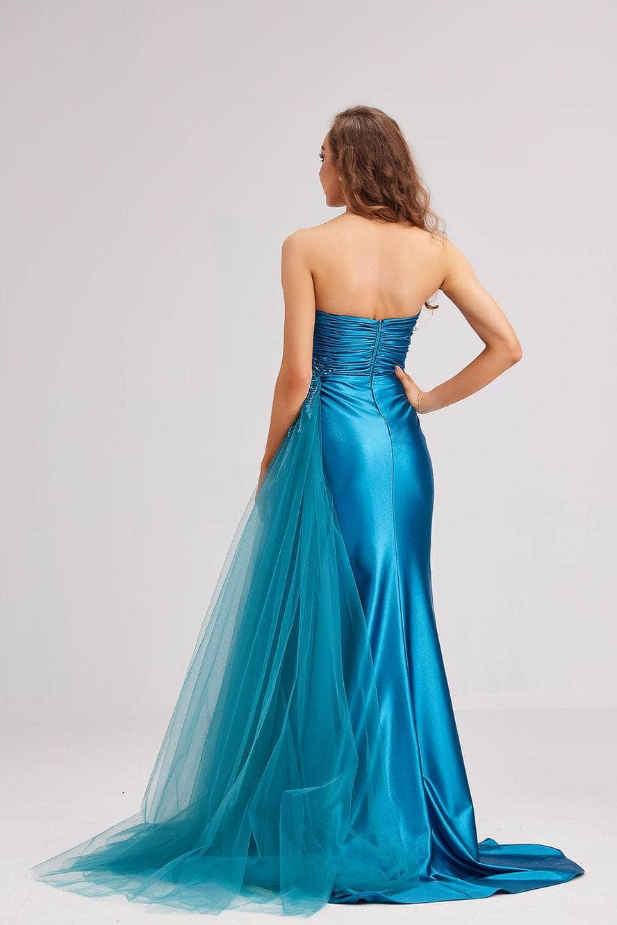 J'Adore Dresses J23010 - Embellished Strapless Prom Gown Special Occasion Dresses