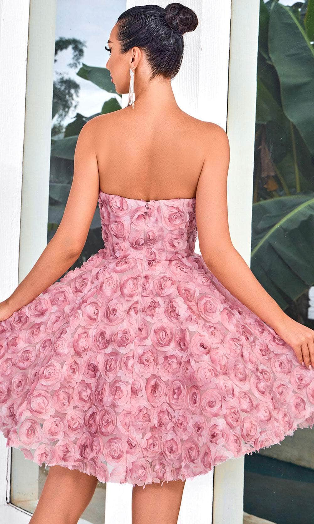 J'Adore Dresses J24083 - Sweeetheart Strapless Cocktail Dress Special Occasion Dresses