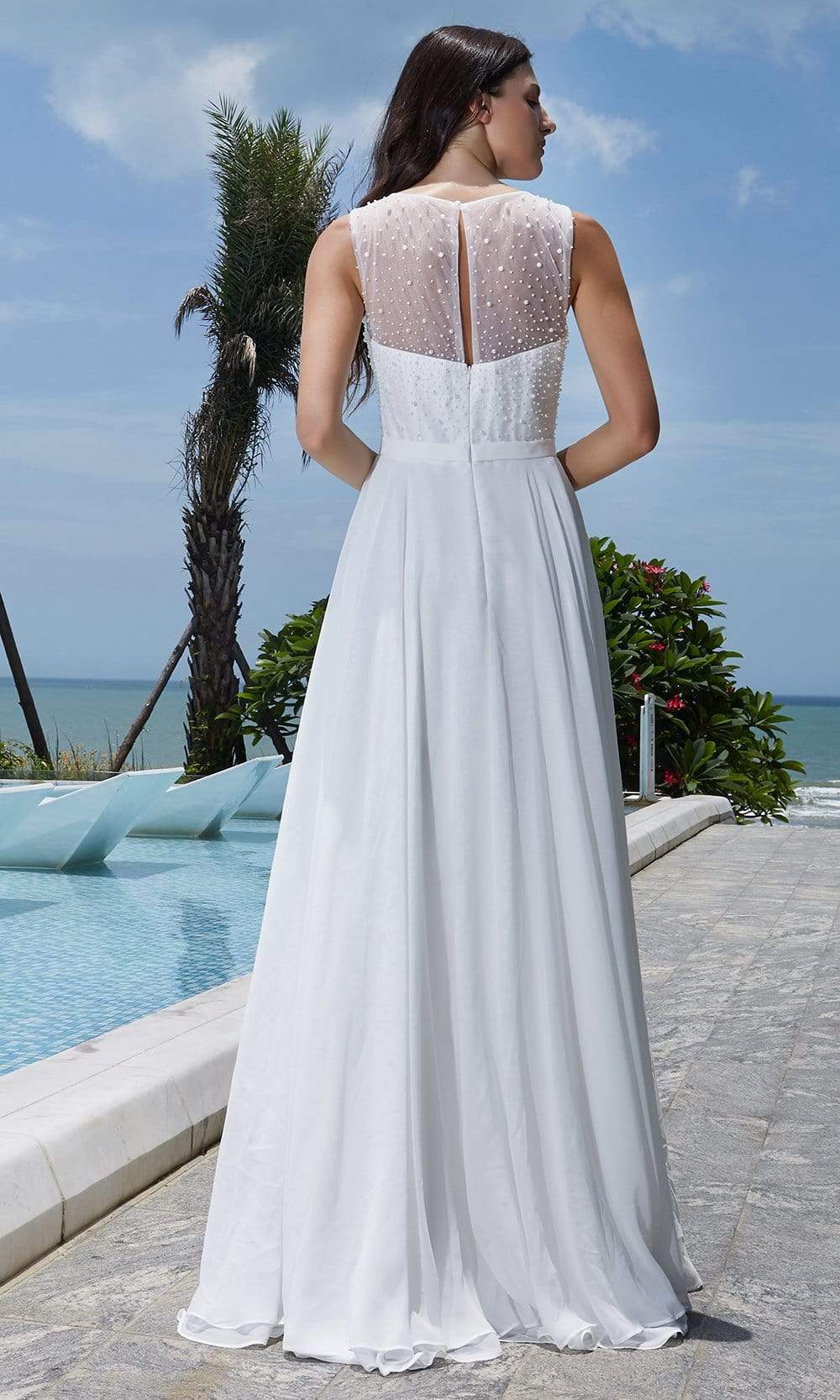 J'Adore - J20004 Beaded Illusion Jewel Gown Special Occasion Dress