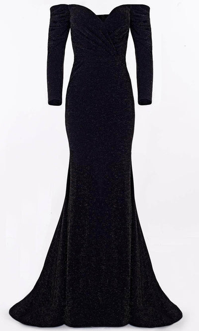 Janique 2157 - Off-shoulder Sweetheart Neck Evening Gown Special Occasion Dress