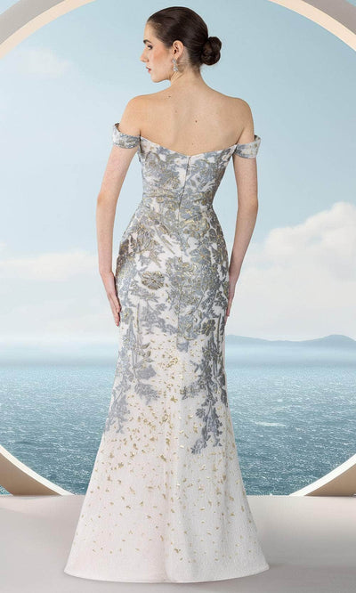 Janique 251021 - Metallic Speckled Evening Gown Prom Dresses
