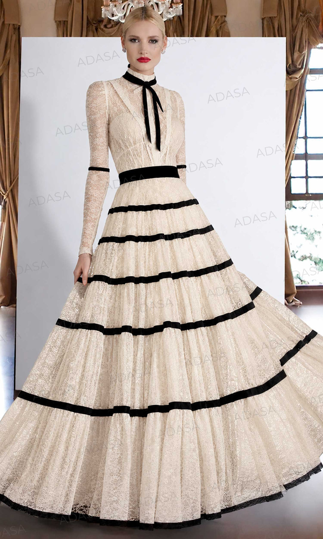 Janique - Lace Gown K7031