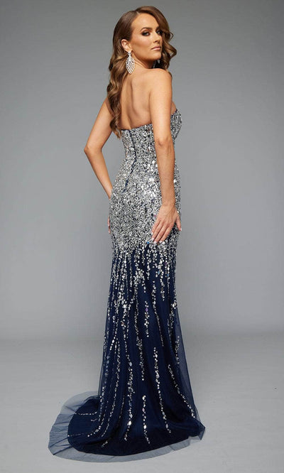 Jasz Couture 7638 - Sheath Gown with Beaded Embellishments Prom Dresses