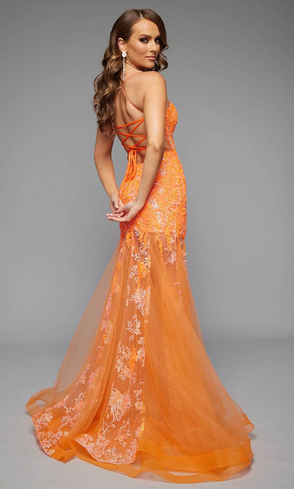 Jasz Couture 7652 - Sheath Dress with Beaded Lace Bodice Prom Dresses