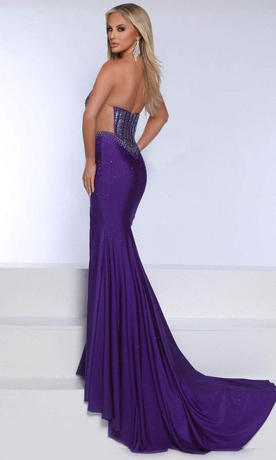 Johnathan Kayne 3001 - Illusion Cutout Sheath Prom Gown Prom Dresses