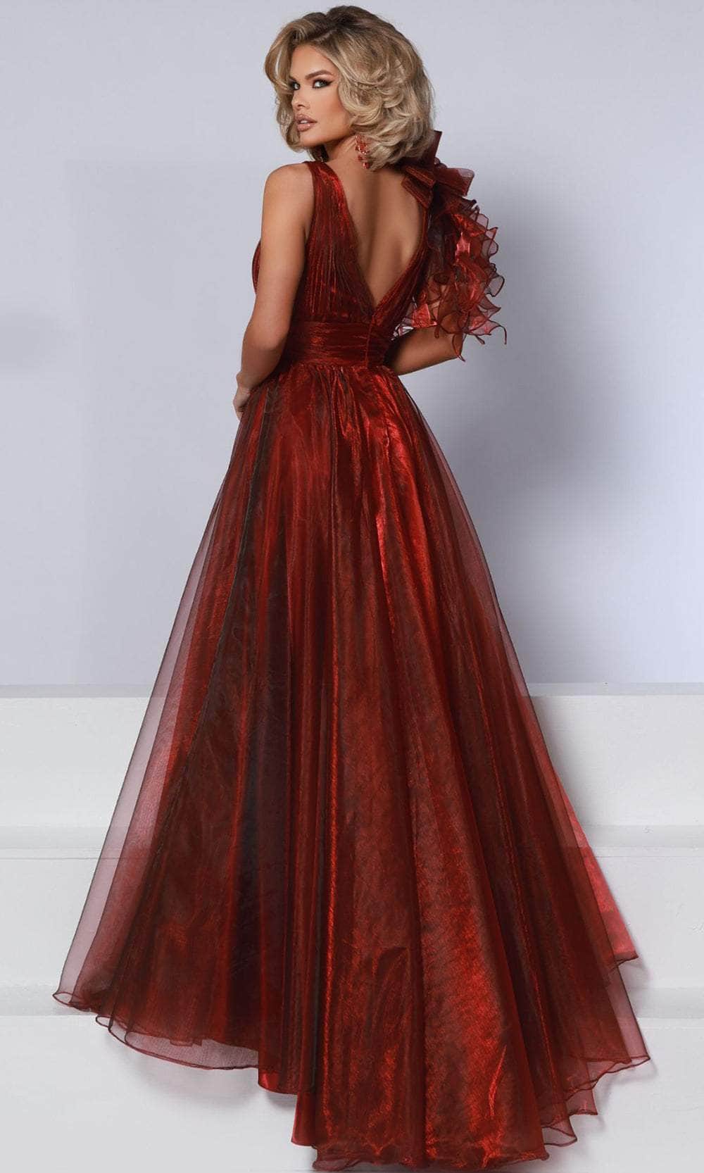 Johnathan Kayne 3014 - Ruffle Sleeveless Prom Gown Evening Dress