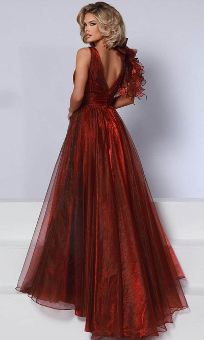 Johnathan Kayne 3014 - Ruffle Sleeveless Prom Gown Evening Dress