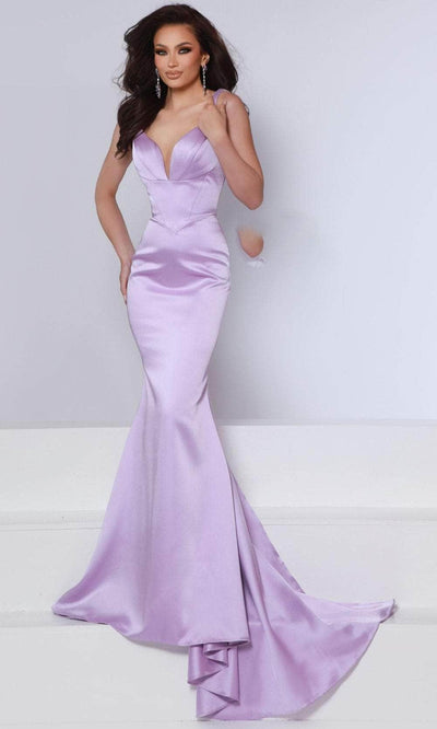 Johnathan Kayne 3054 - Wide Strap V-Back Prom Gown Evening Dresses