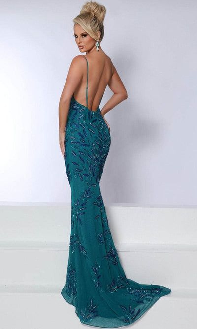Johnathan Kayne 3092 - Beaded Mesh Evening Gown Prom Dresses
