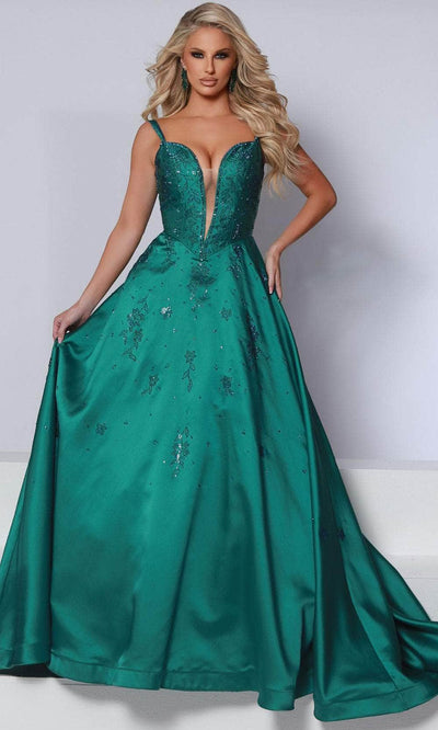 Johnathan Kayne 3117 - Scoop Back Mikado Ballgown Ball Gowns