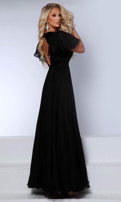 Johnathan Kayne DPO1 - Silk V-Neck Evening Gown Mother of the Bride Dresses