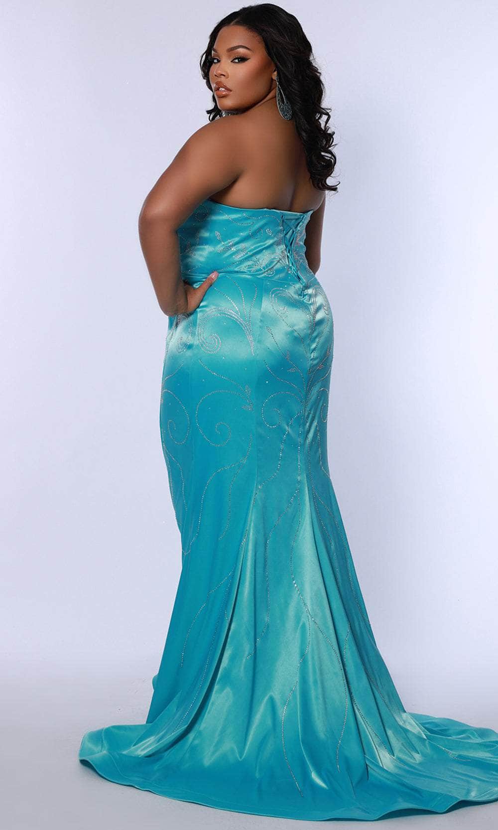 Johnathan Kayne for Sydney's Closet JK2509 - Strapless Sequin Evening Gown Prom Dresses