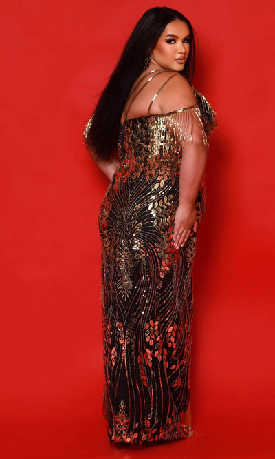 Johnathan Kayne for Sydney's Closet JK2513 - Chic Asymmetrical Sheath Gown Prom Dresses