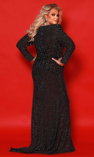 Johnathan Kayne for Sydney's Closet JK2519 - Beaded V-neck Evening Gown Mother of the Bride Dresses