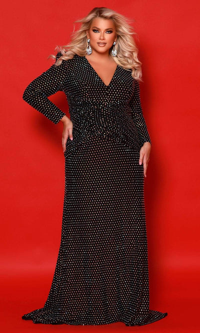 Johnathan Kayne for Sydney's Closet JK2519 - Beaded V-neck Evening Gown Mother of the Bride Dresses