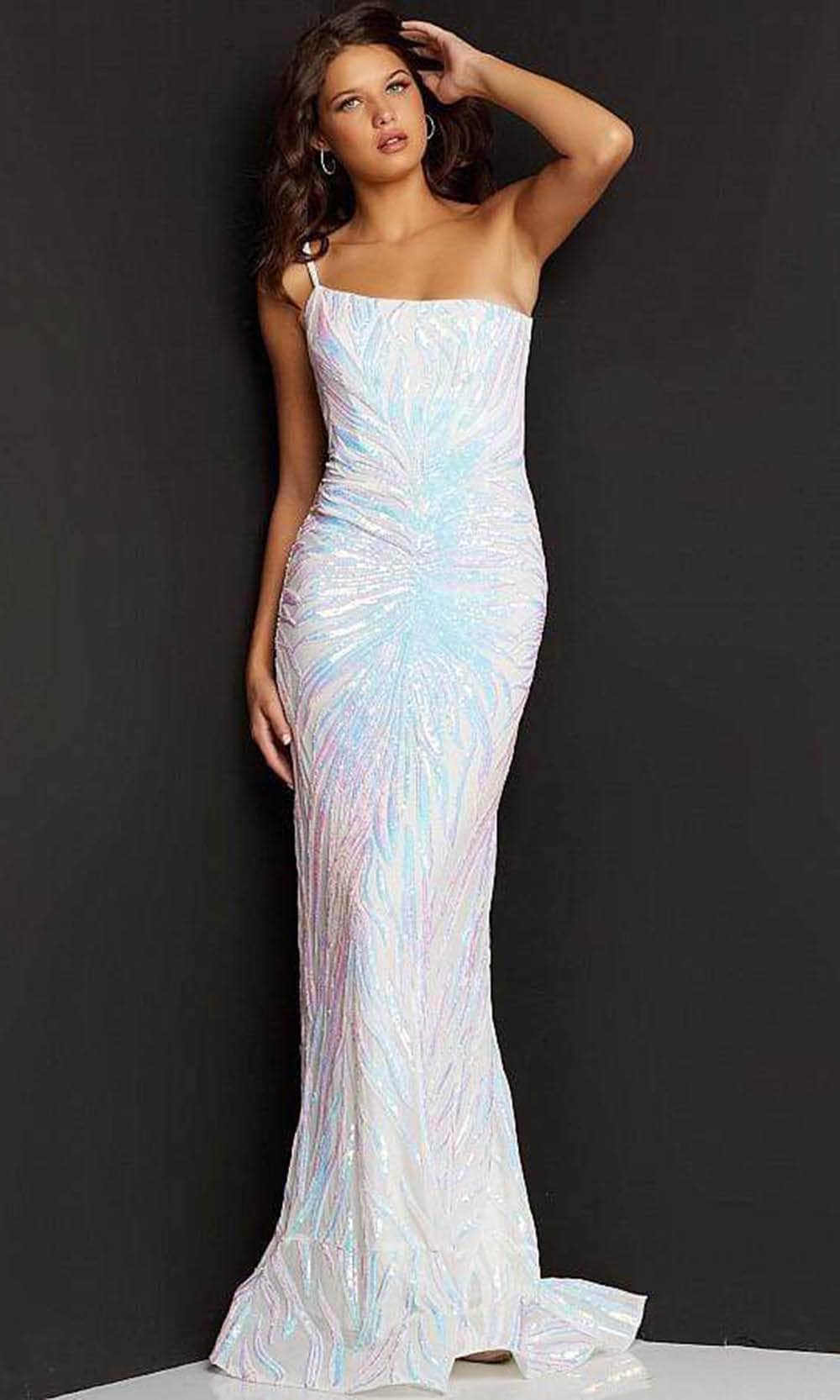 Jovani 05664 Sequined Prom Dress