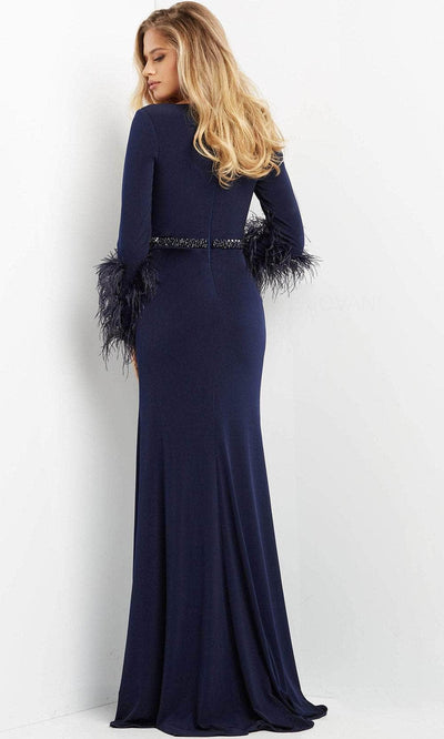 Jovani 06542 - Long Sleeve Ruched Evening Dress Evening Dresses