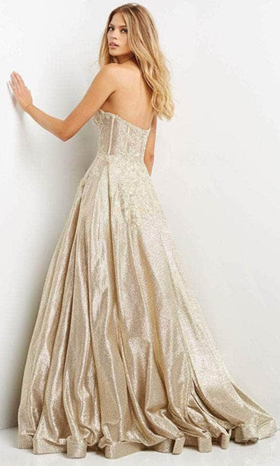 Jovani 07497 - Strapless Sweetheart Neck Evening Gown Prom Dresses