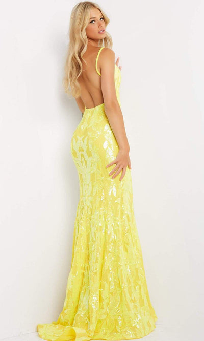 Jovani - 07784 Long Pattern Sequin Gown Special Occasion Dress