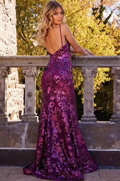 Jovani 08459 - Sequined Sweetheart Prom Gown Prom Dresses