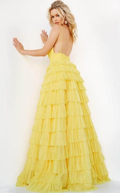 Jovani 08480 - Tiered Skirt Prom Dress Prom Dresses