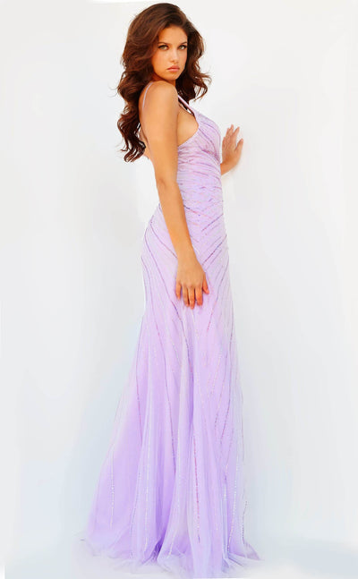 Jovani 09502 - Keyhole Asymmetrical Prom Dress Prom Dresses