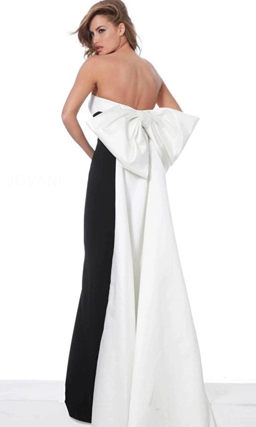 Jovani 1998 - Strapless Straight Across Neck Evening Dress Prom Dresses