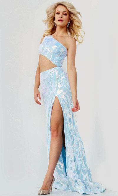 Jovani 22853 - Sequin Cutout Midriff Prom Dress Special Occasion Dress